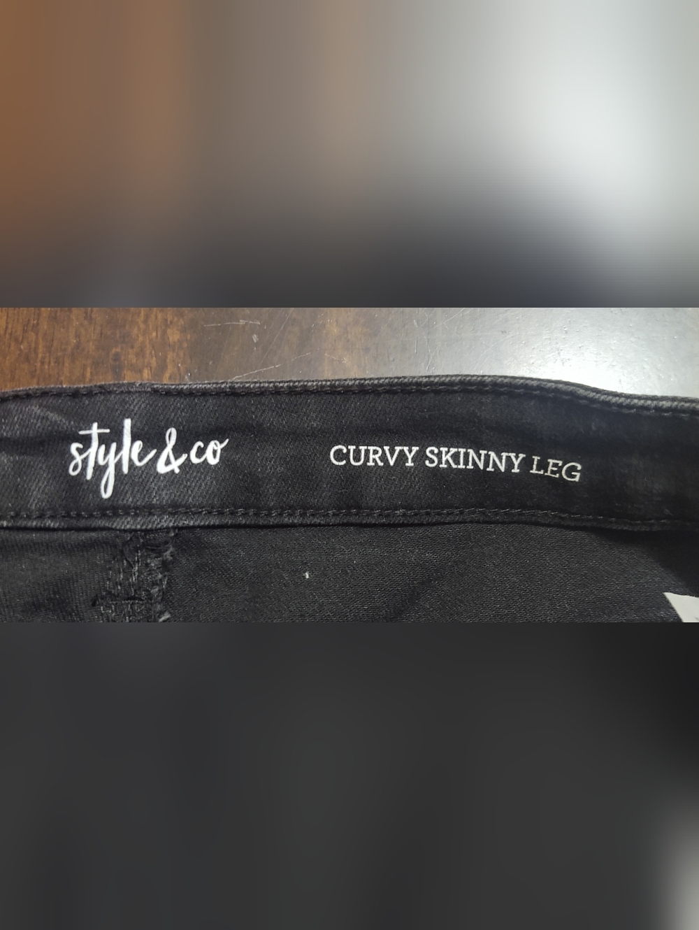 Style & Co Curvy Skinny Ankle Embellished Jeans - Picture 4 of 11
